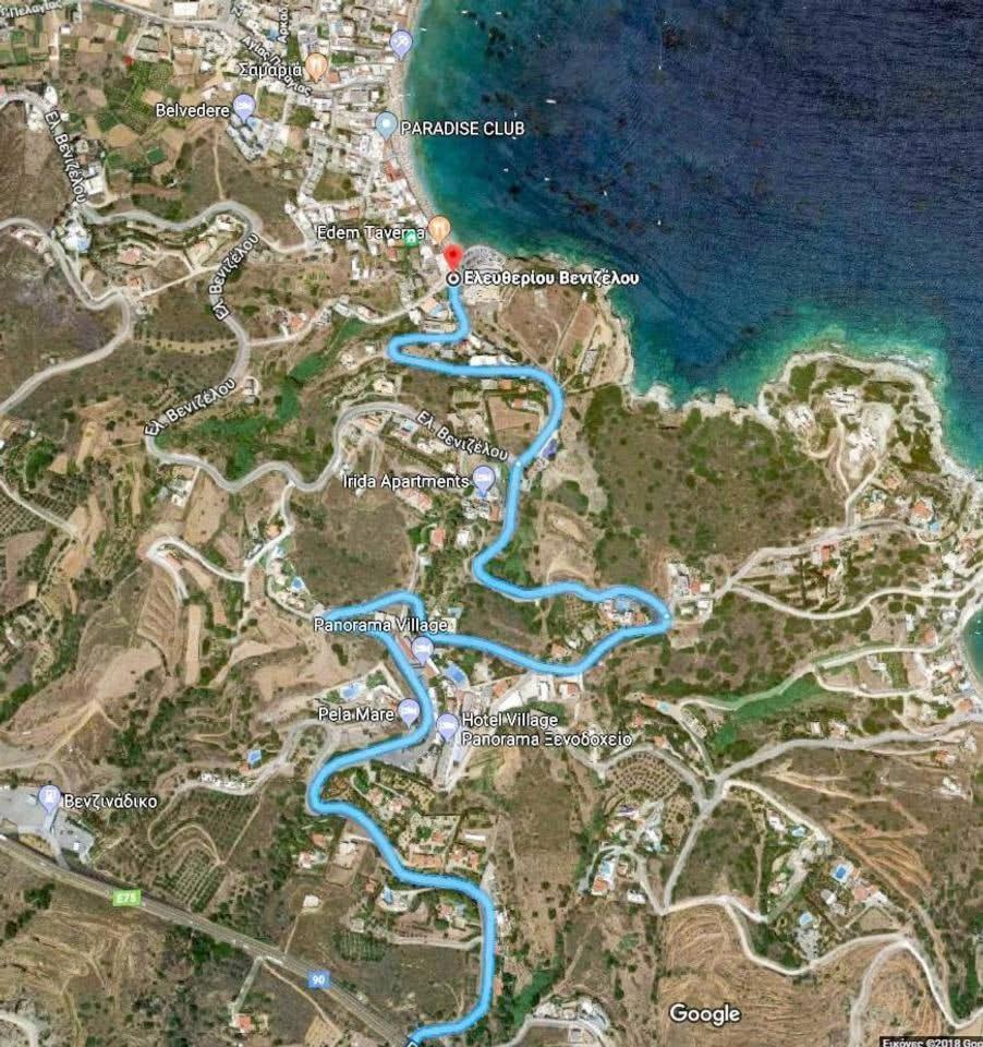 Agia Pelagia Blue Apt With Seaview 50M From Sea Appartement Buitenkant foto
